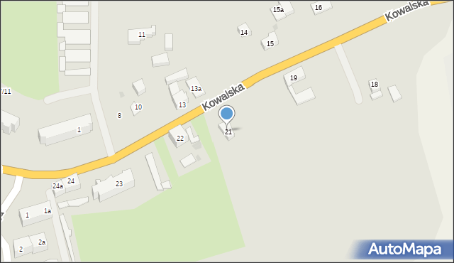 Miastko, Kowalska, 21, mapa Miastko