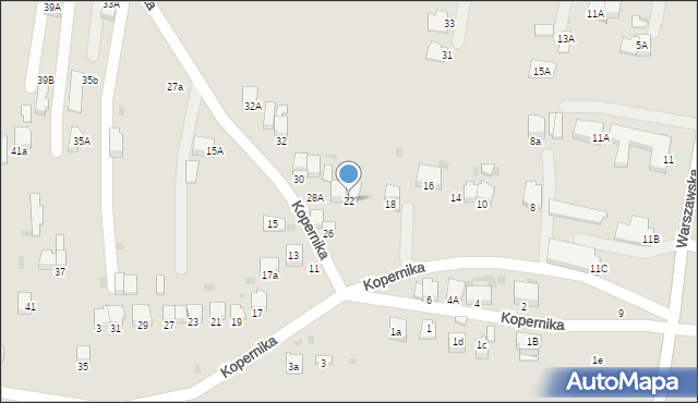 Miechów, Kopernika Mikołaja, 22, mapa Miechów