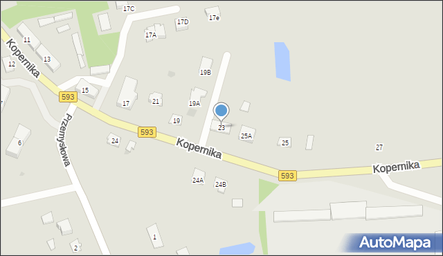 Miłakowo, Kopernika Mikołaja, 23, mapa Miłakowo