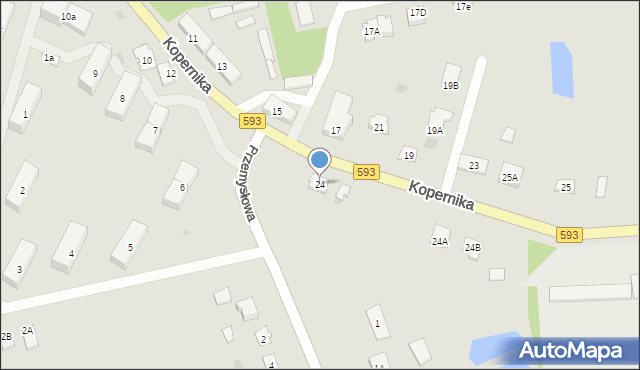 Miłakowo, Kopernika Mikołaja, 24, mapa Miłakowo