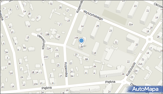 Mińsk Mazowiecki, Kopernika Mikołaja, 16, mapa Mińsk Mazowiecki