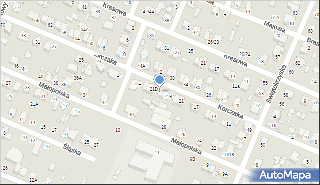 Mińsk Mazowiecki, Korczaka Janusza, 21C, mapa Mińsk Mazowiecki