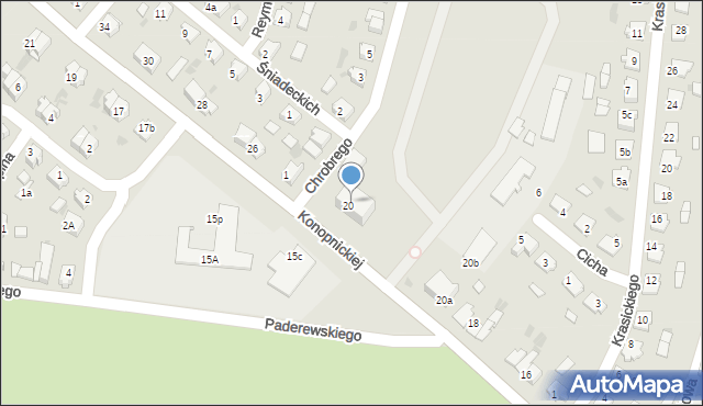 Mogilno, Konopnickiej Marii, 24, mapa Mogilno