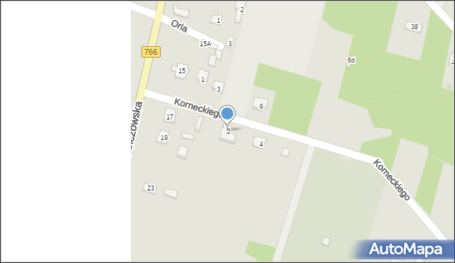 Morawica, Korneckiego Stanisława, ks., 2, mapa Morawica