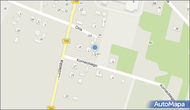Morawica, Korneckiego Stanisława, ks., 3, mapa Morawica