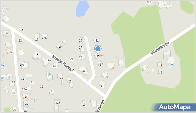 Mysłowice, Kolejki Konnej, 35, mapa Mysłowice
