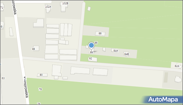 Nadarzyn, Komorowska, 84, mapa Nadarzyn
