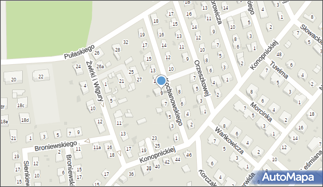 Namysłów, Kochanowskiego Jana, 9, mapa Namysłów