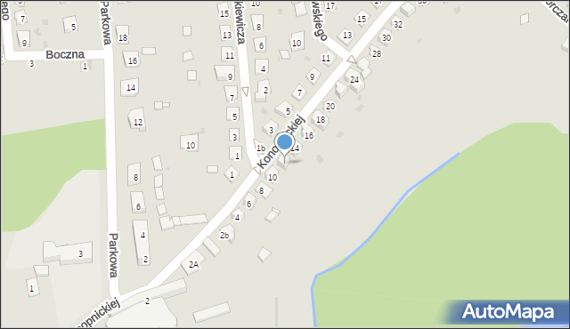 Namysłów, Konopnickiej Marii, 12, mapa Namysłów