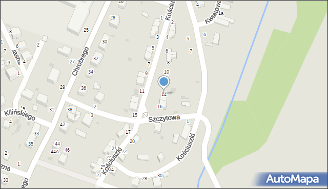 Niemcza, Kościuszki Tadeusza, gen., 14, mapa Niemcza