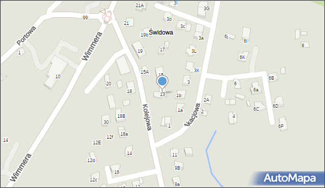 Niepołomice, Kolejowa, 13, mapa Niepołomice