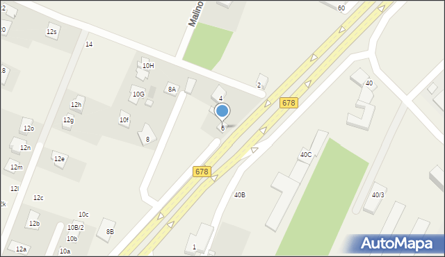 Niewodnica Korycka, Kościuszki Tadeusza, gen., 6, mapa Niewodnica Korycka