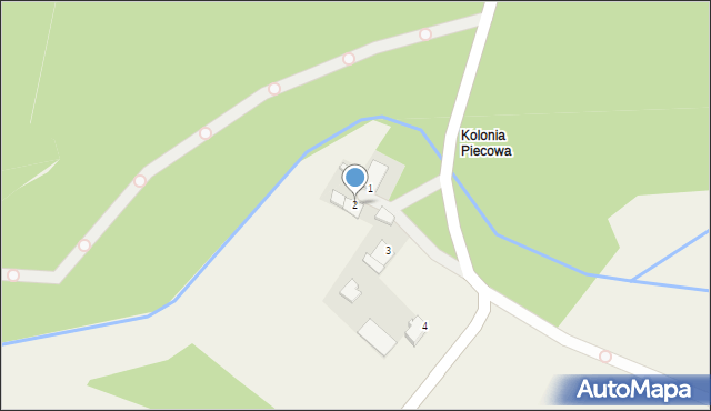 Nowa Bogacica, Kolonia Piecowa, 2, mapa Nowa Bogacica