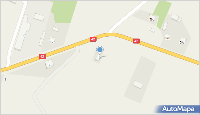Nowa Brzeźnica, Kościuszki Tadeusza, gen., 1a, mapa Nowa Brzeźnica
