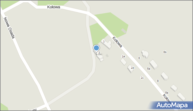 Nowa Ruda, Kołowa, 3a, mapa Nowa Ruda