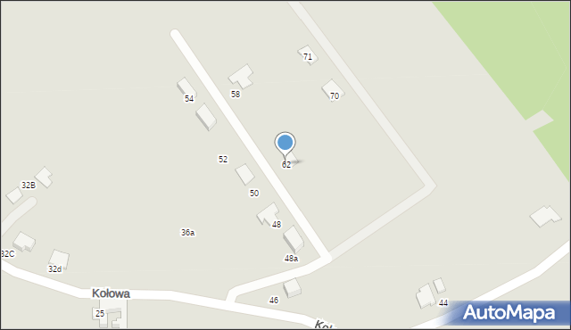 Nowa Ruda, Kołowa, 62, mapa Nowa Ruda