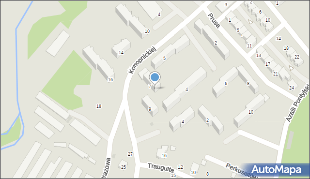 Nowa Sarzyna, Konopnickiej Marii, 7a, mapa Nowa Sarzyna