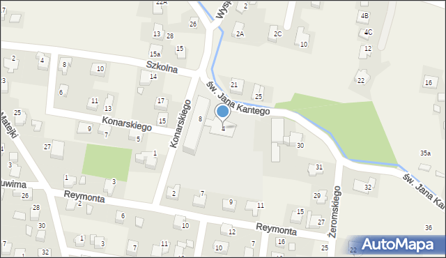 Nowa Wieś, Konarskiego Stanisława, 4, mapa Nowa Wieś