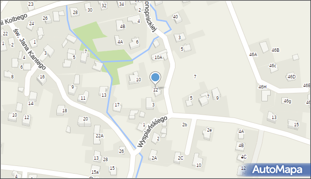 Nowa Wieś, Konopnickiej Marii, 12, mapa Nowa Wieś
