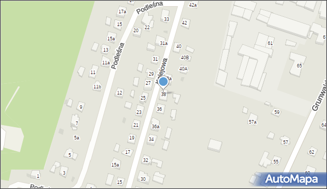 Nowe Miasto Lubawskie, Kolejowa, 38, mapa Nowe Miasto Lubawskie