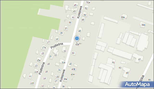 Nowe Miasto Lubawskie, Kolejowa, 42a, mapa Nowe Miasto Lubawskie