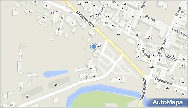 Nowe Miasto Lubawskie, Kopernika Mikołaja, 1e, mapa Nowe Miasto Lubawskie