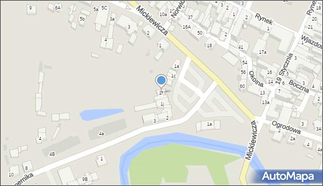 Nowe Miasto Lubawskie, Kopernika Mikołaja, 1f, mapa Nowe Miasto Lubawskie