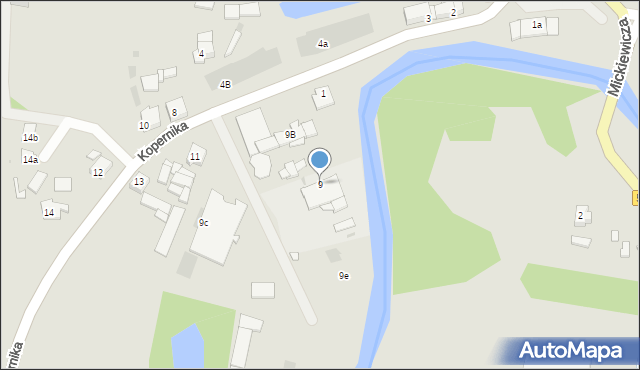 Nowe Miasto Lubawskie, Kopernika Mikołaja, 9, mapa Nowe Miasto Lubawskie