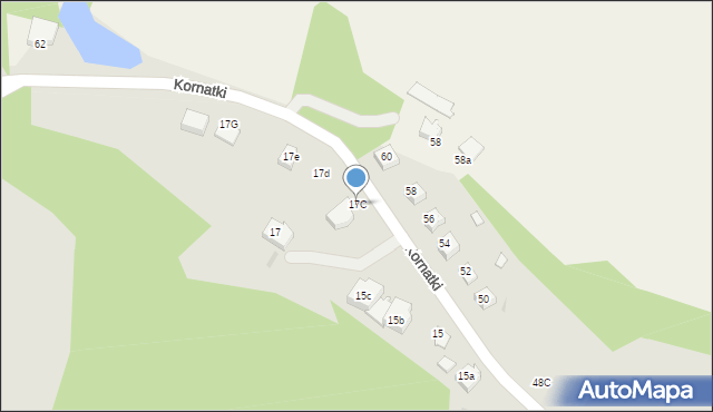Nowe Miasto Lubawskie, Kornatki, 17C, mapa Nowe Miasto Lubawskie