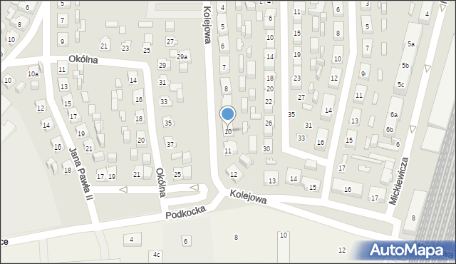 Nowe Skalmierzyce, Kolejowa, 10, mapa Nowe Skalmierzyce