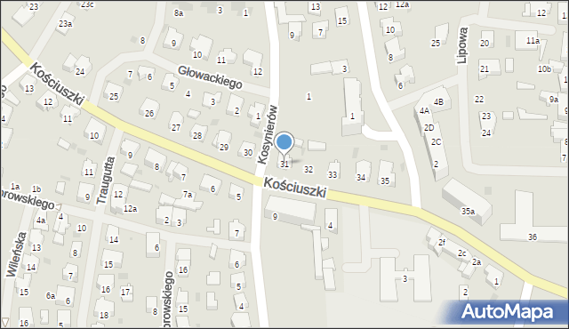 Nowogard, Kościuszki Tadeusza, gen., 31, mapa Nowogard