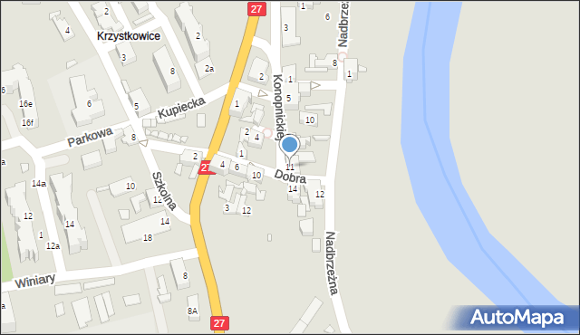 Nowogród Bobrzański, Konopnickiej Marii, 11, mapa Nowogród Bobrzański