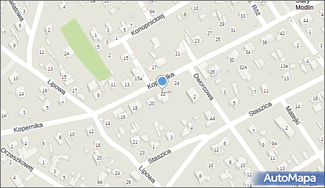Nowy Dwór Mazowiecki, Kopernika Mikołaja, 22, mapa Nowy Dwór Mazowiecki