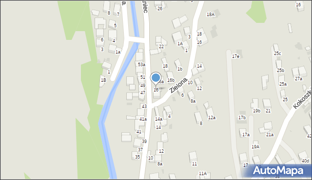 Nowy Targ, Kowaniec, 16, mapa Nowego Targu