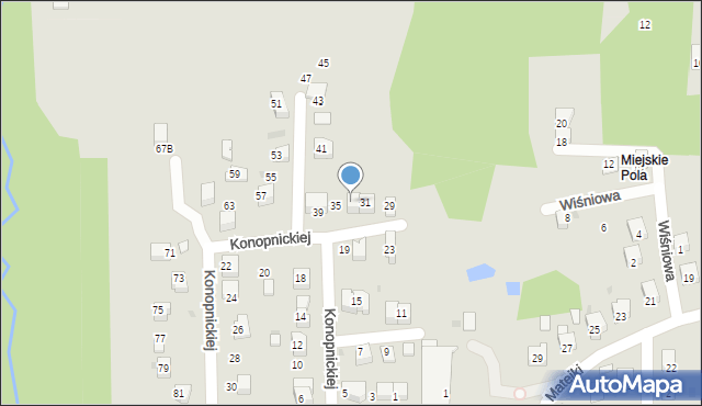 Nowy Wiśnicz, Konopnickiej Marii, 33, mapa Nowy Wiśnicz