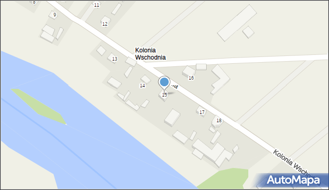 Nur, Kolonia Wschodnia, 15, mapa Nur