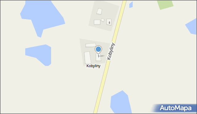 Ojcowa Wola, Kobyliny, 7, mapa Ojcowa Wola