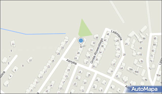 Oława, Kołłątaja Hugo, 32, mapa Oława