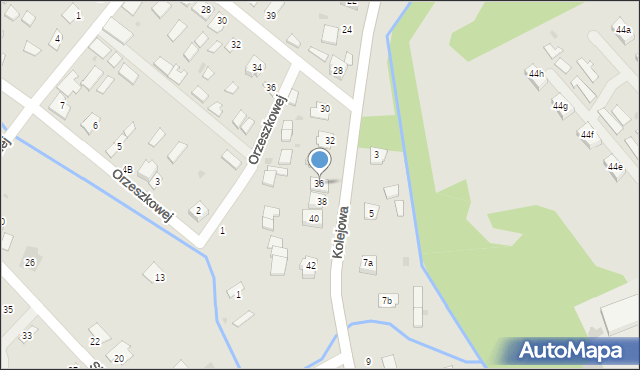 Oleszyce, Kolejowa, 36, mapa Oleszyce