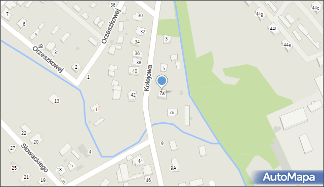 Oleszyce, Kolejowa, 7a, mapa Oleszyce