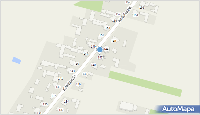 Opatów, Kościuszki Tadeusza, gen., 142, mapa Opatów