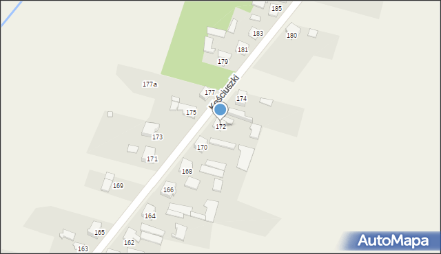 Opatów, Kościuszki Tadeusza, gen., 172, mapa Opatów