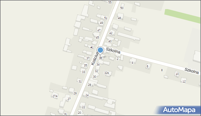 Opatów, Kościuszki Tadeusza, gen., 36, mapa Opatów