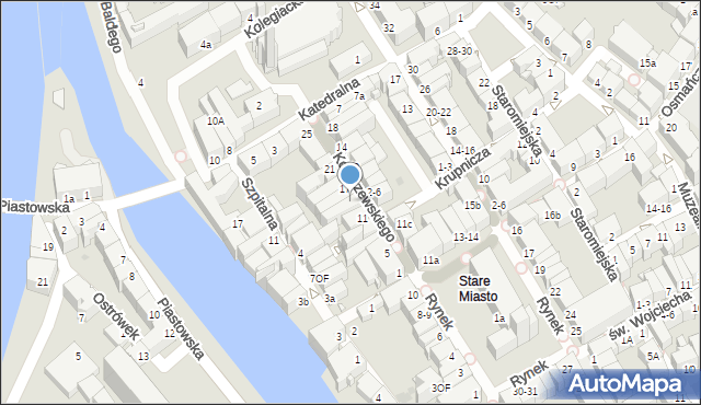 Opole, Koraszewskiego Bronisława, 15, mapa Opola