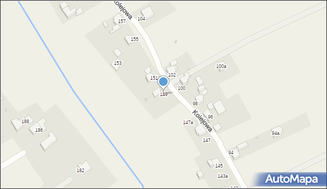 Ornontowice, Kolejowa, 149, mapa Ornontowice