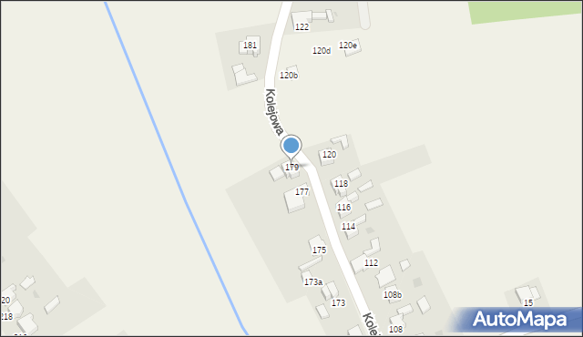 Ornontowice, Kolejowa, 179, mapa Ornontowice