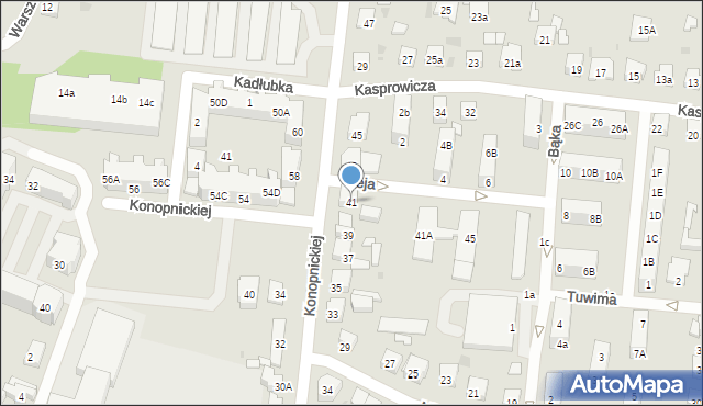 Ostrów Wielkopolski, Konopnickiej Marii, 41, mapa Ostrów Wielkopolski