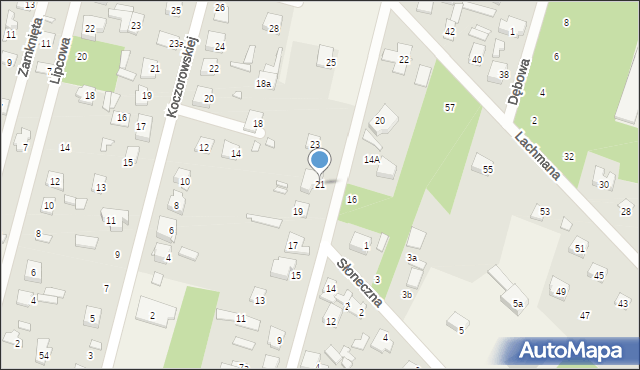 Ostrówek, Kościuszki Tadeusza, gen., 21, mapa Ostrówek