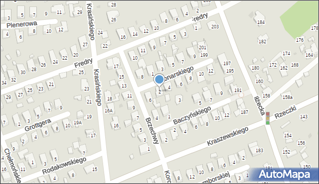 Ostrowiec Świętokrzyski, Konarskiego Stanisława, 2, mapa Ostrowiec Świętokrzyski