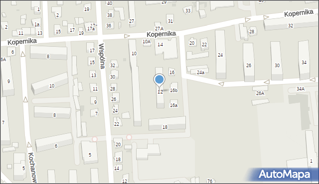 Ostrowiec Świętokrzyski, Kopernika Mikołaja, 12, mapa Ostrowiec Świętokrzyski